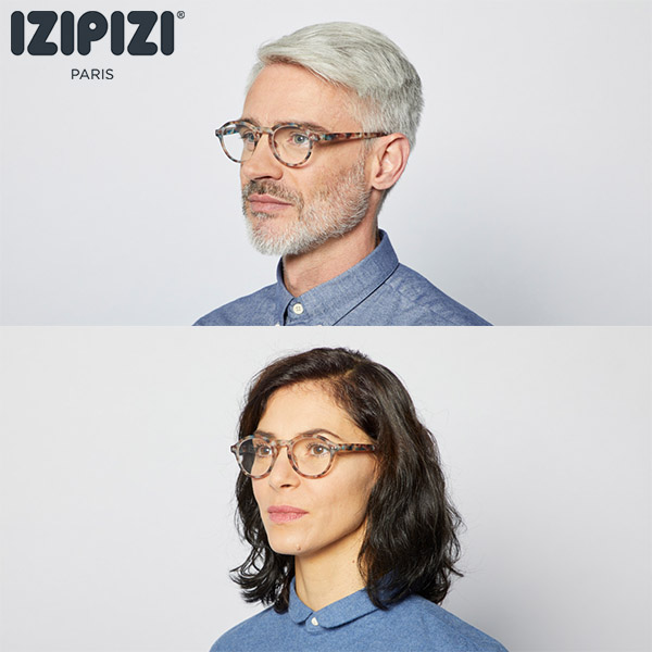 イジピジ 老眼鏡 折りたたみ式 Izipizi F Reading Blue Tortoise べっ甲柄 ブルー 正規品 国内正規品 物語のある雑貨店 Nuts