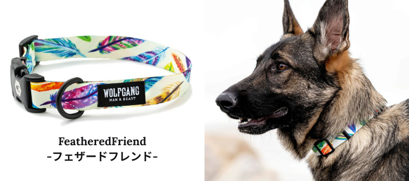 ウルフギャング 犬用首輪　featherfriend