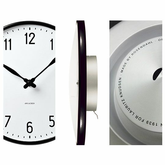 アルネヤコブセン 掛け時計 ARNE JACOBSEN ステーションクロック 21cm