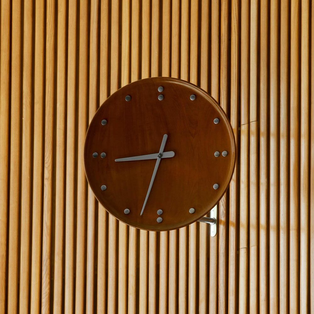 フィンユール クロック 掛け時計 ブラウン 780