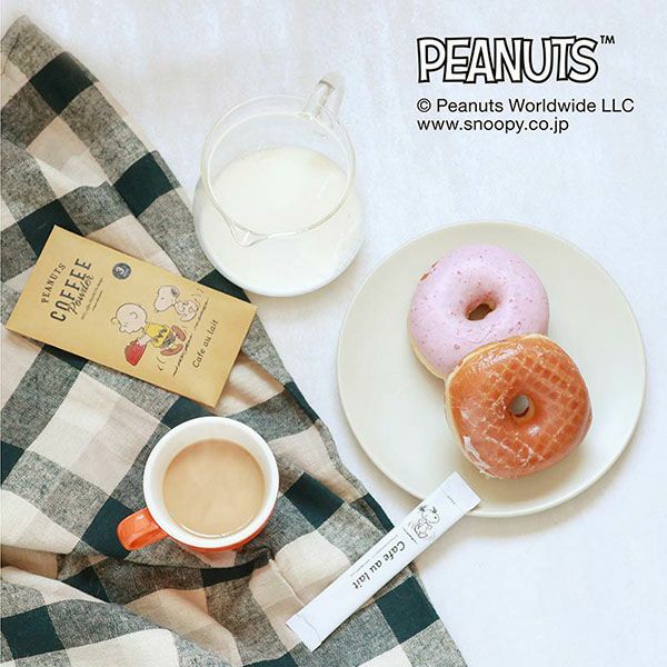 イニックコーヒー スヌーピーコーヒー カフェオレ専用 3杯分 Peanuts メール便対応商品 10点まで Inic Coffee 国内正規品 物語のある雑貨店 Nuts