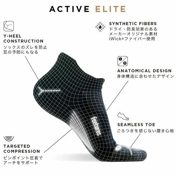 フィーチャーズ Feetures ELITE LIGHT CUSHION NO SHOW TAB ランニングソックス 5044030-14 Maui  Blue 【メール便対応商品 2点まで】 国内正規品 | 物語のある雑貨店 NUTS