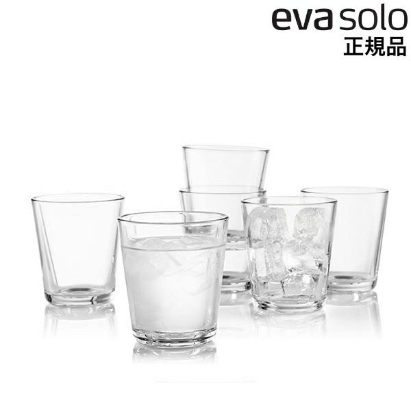 エバソロ evasolo タンブラー 耐熱グラス クリア 6個セット ボックス入り 567425 【正規品】