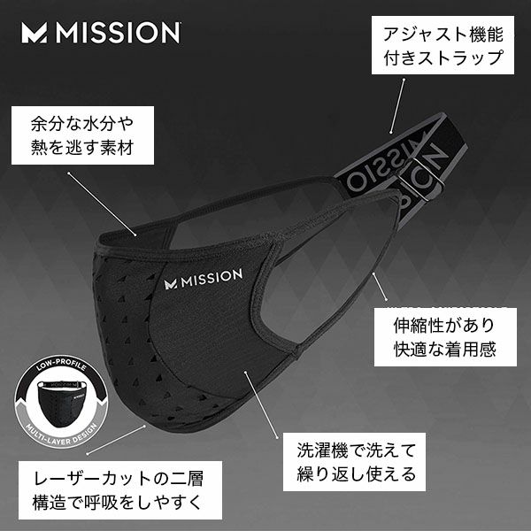 超高性能スポーツマスク MISSION
