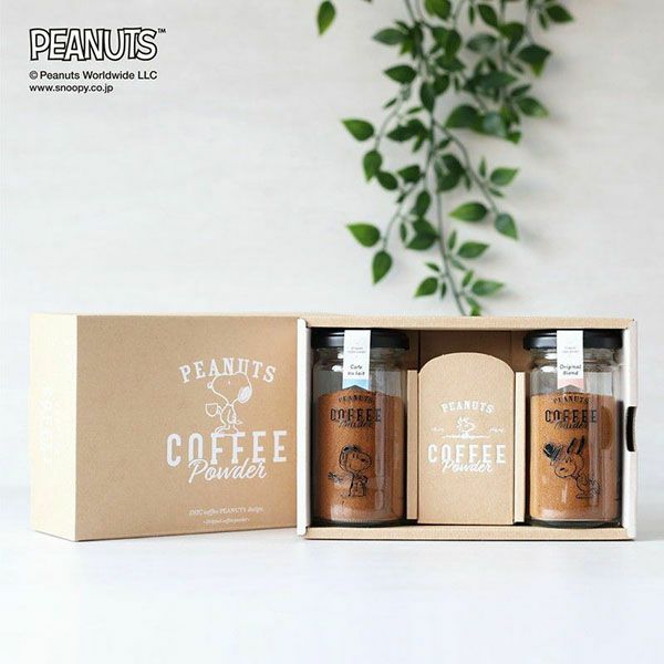 イニック スヌーピーコーヒー　瓶ボトル2本セット　ギフト
