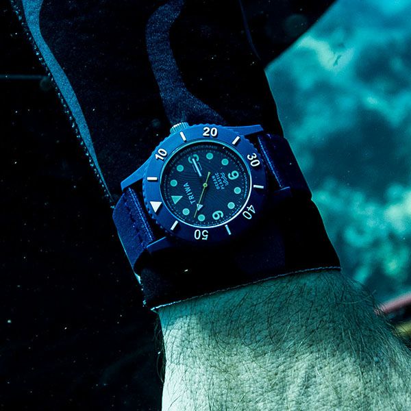 トリワ 腕時計 TRIWA Time for SUB Oceans SUBMARINER DEEP BLUE