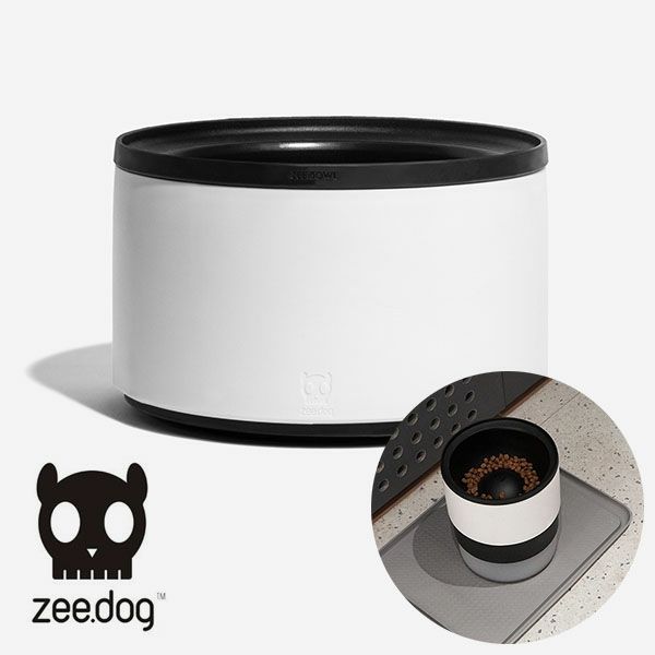 zee.dog ZEE.BOWL 高さ調整 フードボウル 犬用食器 ホワイト ジードッグ 正規品