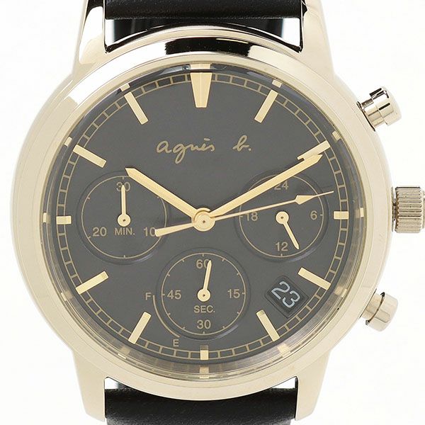 【マスクケースプレゼント】アニエスベー 腕時計 【2021年10月 最新作】 agnes b. サム ソーラー クロノグラフ FCRD998 【40mm】 国内正規品