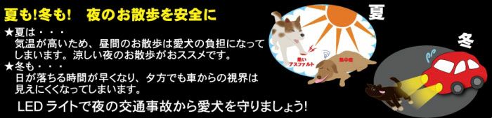 ペット用　光る首輪