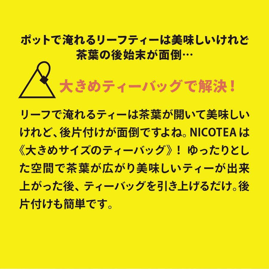 ニコティー NICOTEA ダージリン Pure Darjeeling 紅茶 ティーバッグ 10個入り 正規品 【メール便対応2点まで】