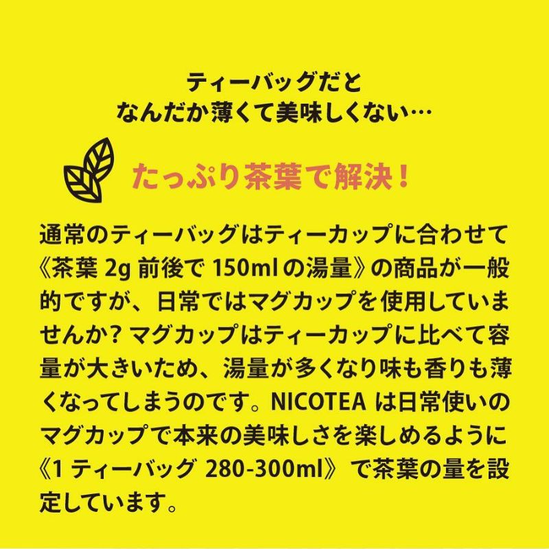 ニコティー NICOTEA アソートセット BOX入り 紅茶 ティーバッグ 正規品