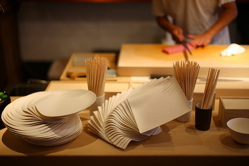 WASARA ワサラ 角皿(中)・6枚セット 紙皿 紙の器 国内正規品