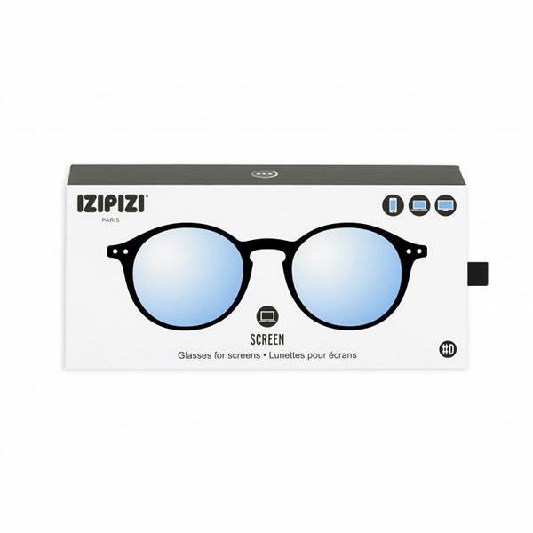 イジピジ 老眼鏡 ブルーライトカット PCメガネ IZIPIZI #D SCREEN BLACK TORTOISE BLUE ブラック ブラウン ブルー