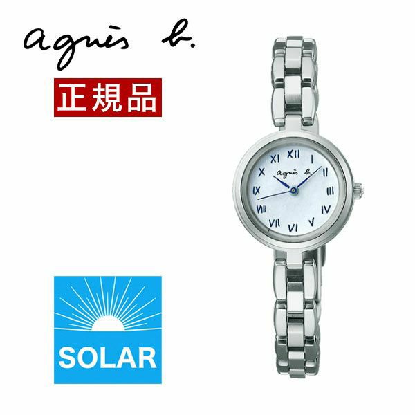 アニエスベー FCSD996【最新作】 腕時計 agnes b. ソーラー 【21.5mm