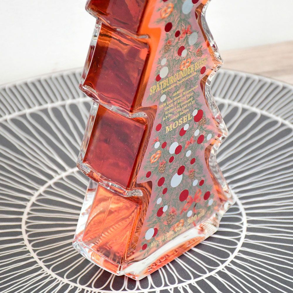 2023年 限定生産品 クリスマスボトル ワイン ロゼ 500ml 本格ドイツワイン モーゼル シュペートブルグンダー QbA SMW社