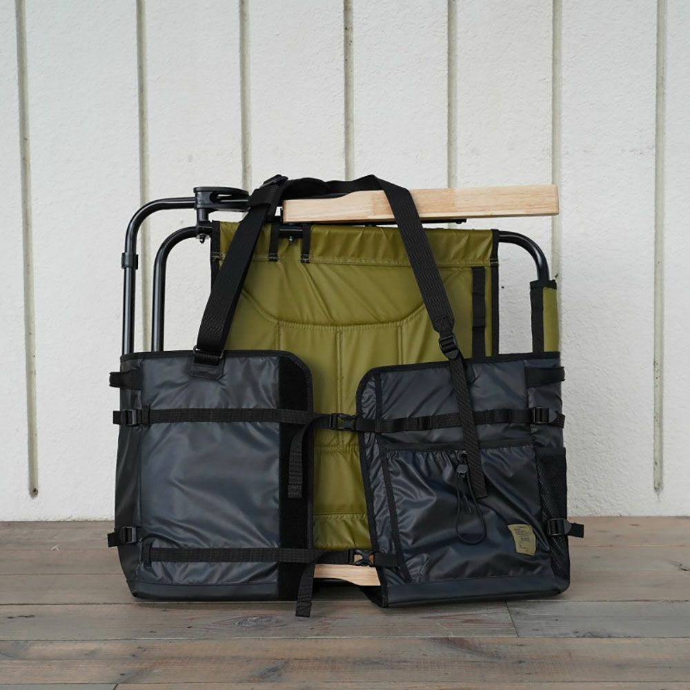 アッソブ マルチ キャンピング ケース ブラック AS2OV NYLON POLYCARBONATE MULTI CAMPING TOTE キャンプ アウトドア トートバッグ 【ギフト包装不可】