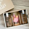 母の日プレゼント　お花とコーヒー