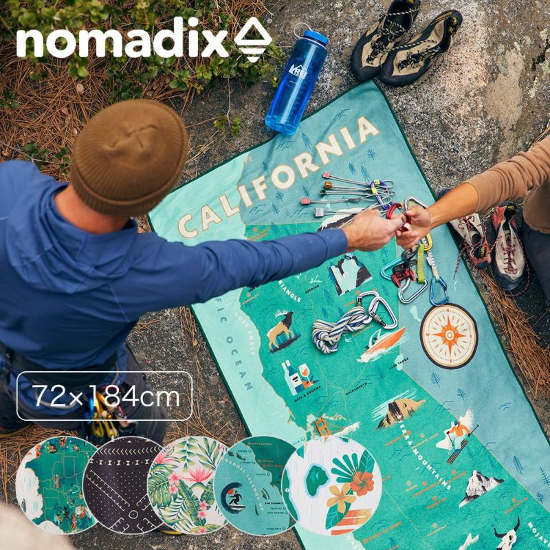 ノマディクスタオル 72×184cm NOMADIX TOWEL 全4デザイン ビーチタオル