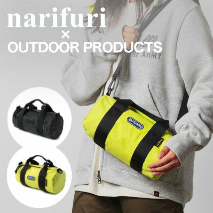 narifuri × OUTDOOR PRODUCTS ハンドルドラムバッグ