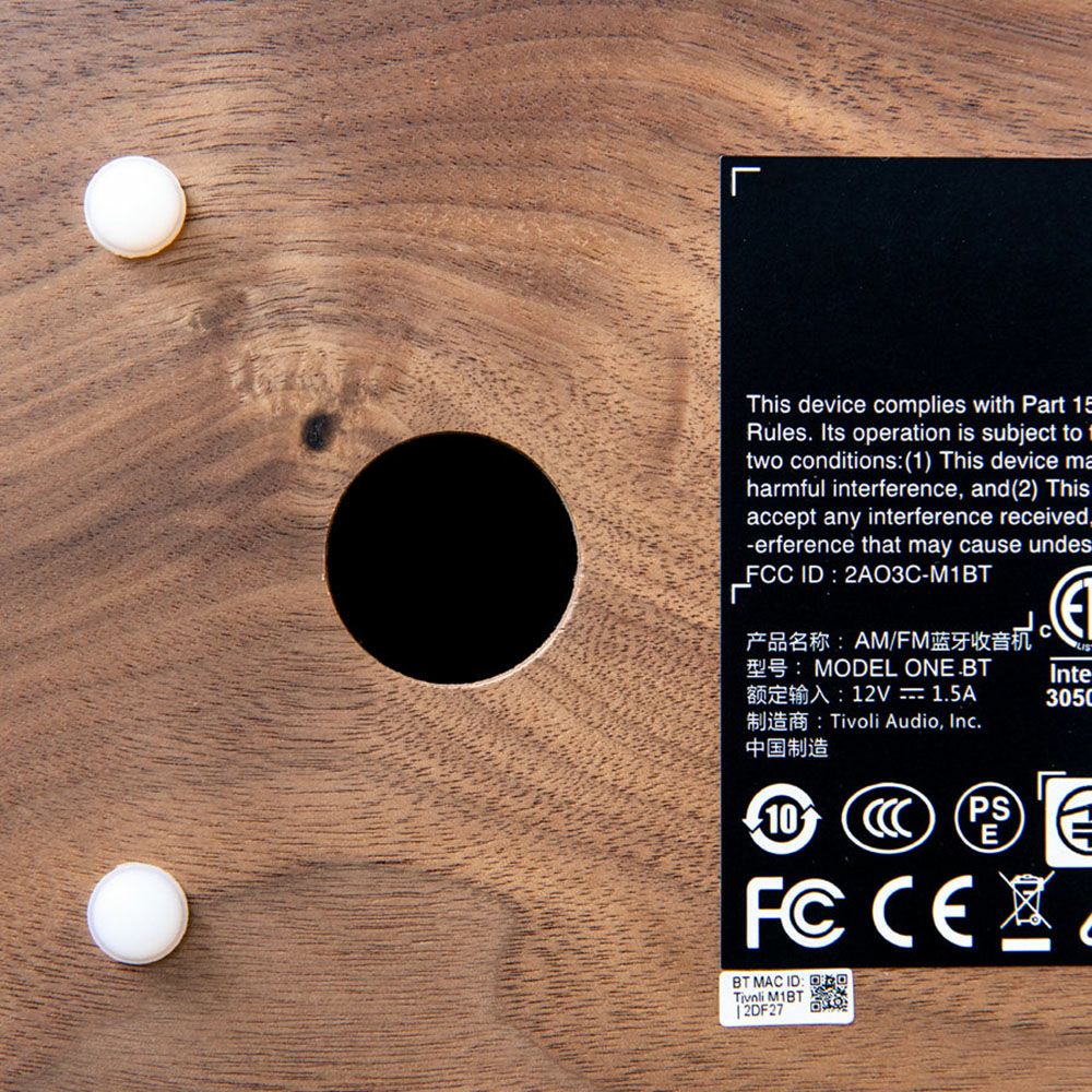 チボリオーディオ AM/ワイドFMラジオ付き Bluetooth スピーカー モデルワンBT  Tivoli Audio Model One BT