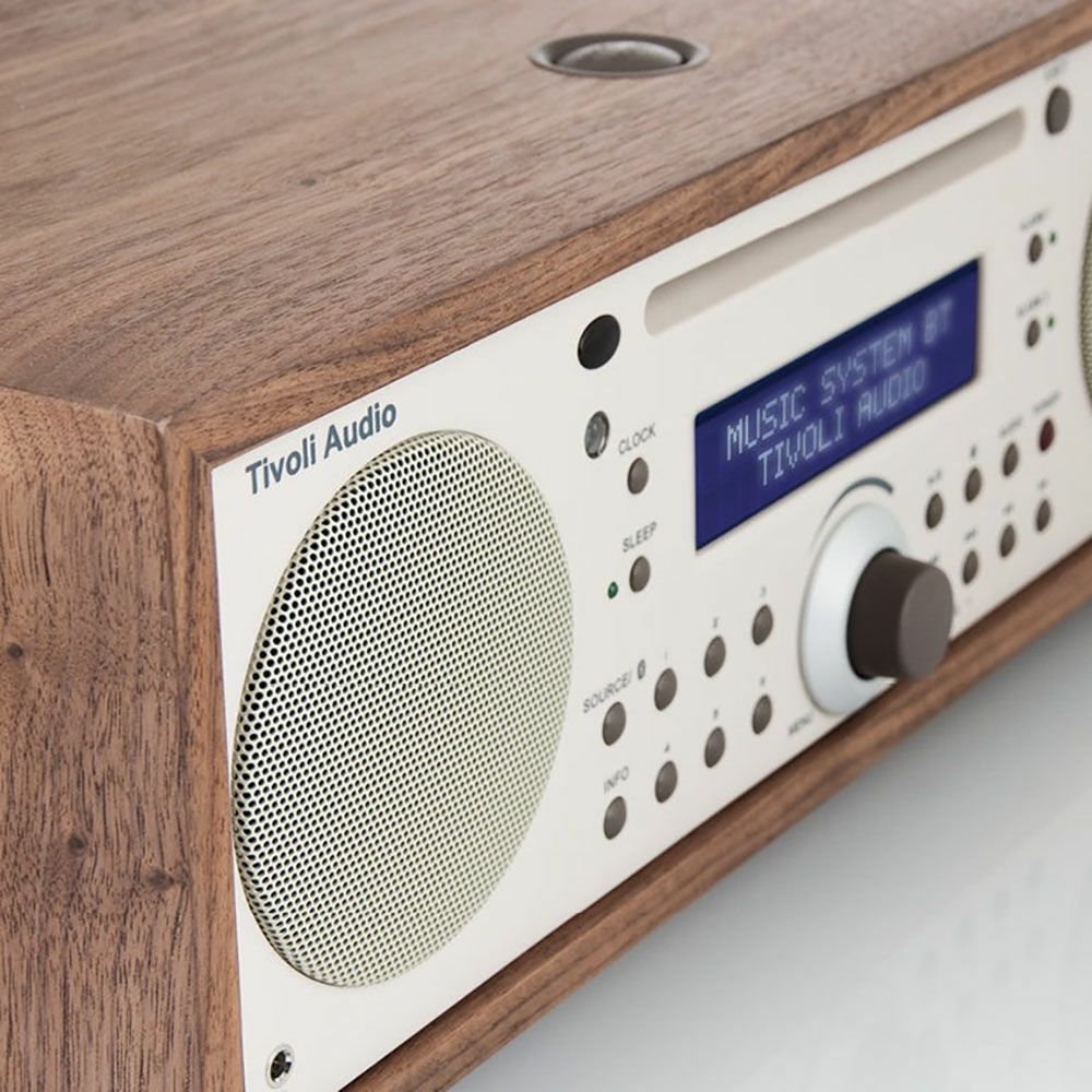 チボリオーディオ CDプレーヤー付き AM/ワイドFMラジオ Bluetooth スピーカー ミュージックシステムBT ウォールナット