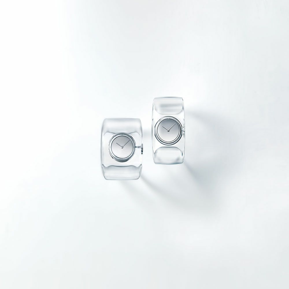 イッセイミヤケ ペアウォッチ オー クリア SILAW001 NYAS001