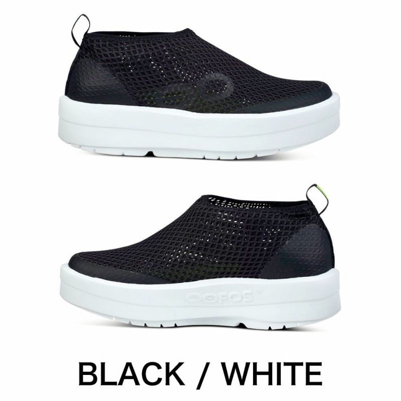 ウーフォス OOFOS メッシュシューズ ウーフォス/OOFOS Men's OOMG Mesh Low White Sole(メンズウー
