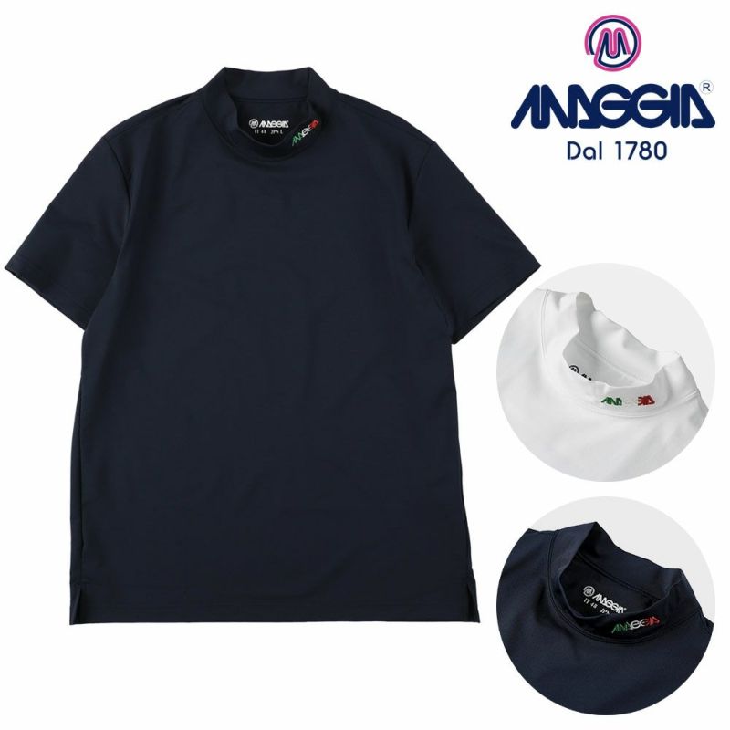 マッジア モックネックシャツ ゴルフ メンズ MAGGIA Mock Neck Primeflex Short Sleeve