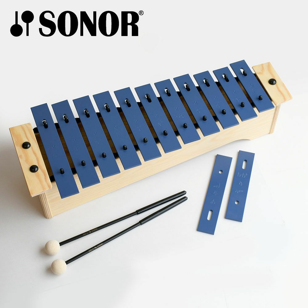 SONOR ゾノア の幼児楽器 percussion 鉄琴 メタルフォン ...