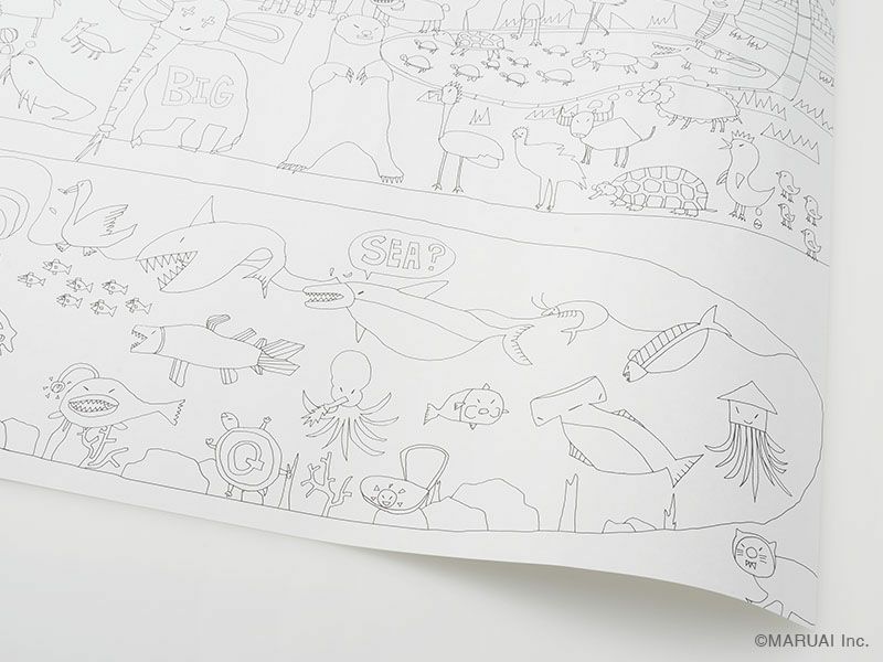 巨大な塗り絵 NuRIEori ヌーリエオリ