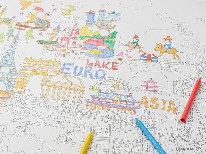 巨大な塗り絵 NuRIEori ヌーリエオリ