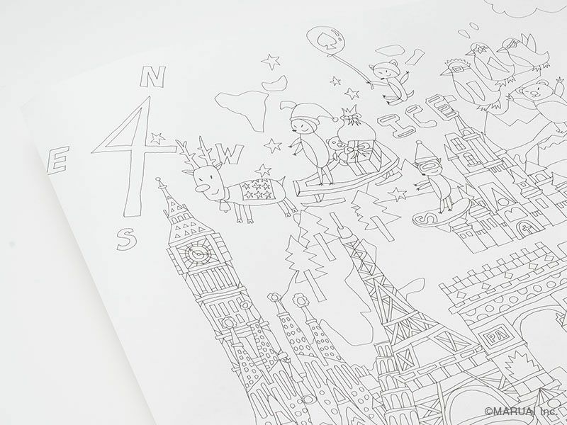 巨大な塗り絵 NuRIEori ヌーリエオリ