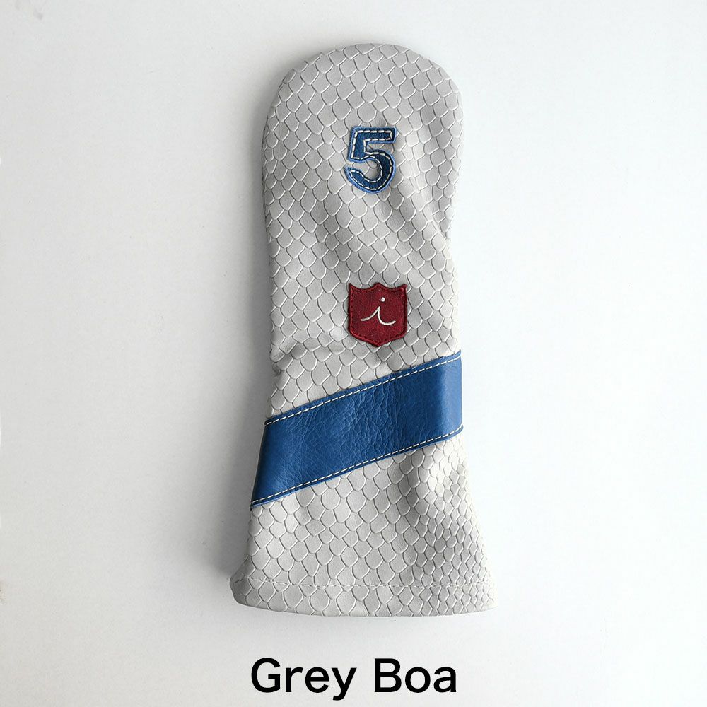 イリアック ゴルフ ヘッドカバー 5番ウッド用 FW アメリカ製 イタリアンレザー ロイヤル iliac golf Royal