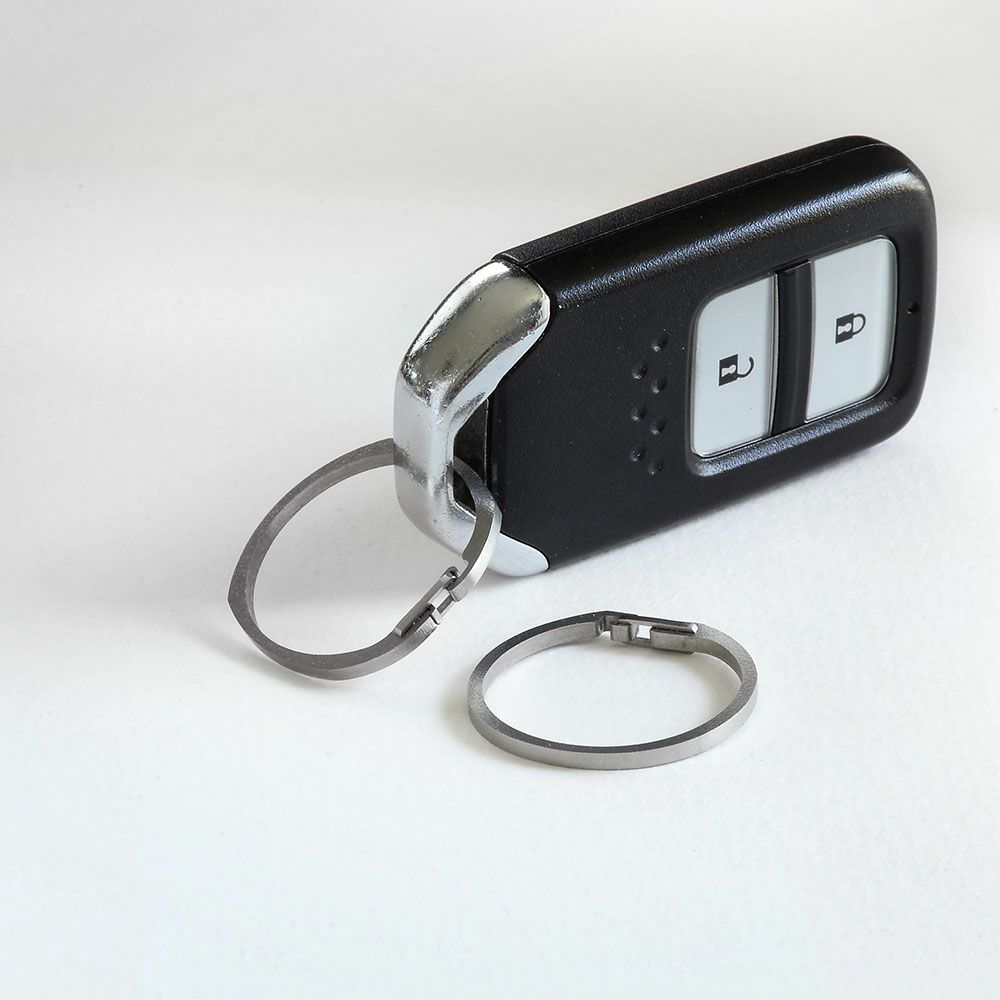 ハンドグレイ easi チタンキーリング ROUND OMEGA HANDGREY KEY RING イージー グレード5チタン製 キーホルダー 正規品