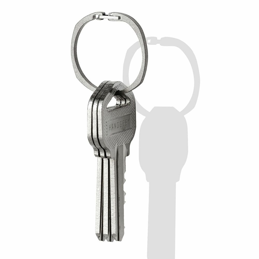 ハンドグレイ easi チタンキーリング ROUND OMEGA HANDGREY KEY RING イージー グレード5チタン製 キーホルダー 正規品