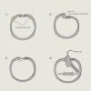 ハンドグレイ easi チタンキーリング ROUND OMEGA HANDGREY KEY RING イージー グレード5チタン製 キーホルダー 正規品