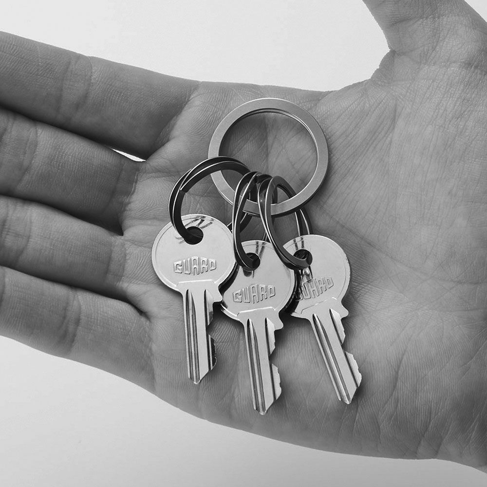 ウェーブクリップス スマートキーリング WAVECLIPS 爪を傷めないキーリング SMART KEY RING 高強度ばね用ステンレス鋼コイルスプリンツ