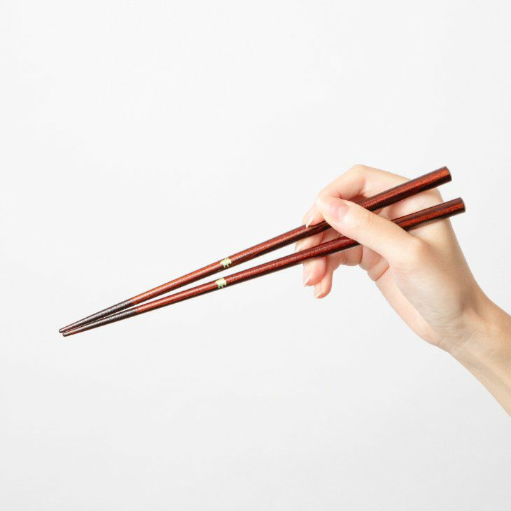 輪島塗　漆のお箸十八膳 つぶら