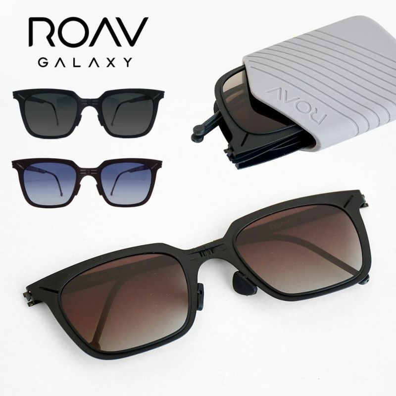 ROAV GALAXY ローブギャラクシー Stevie スティービー 極薄 サングラス 折りたたみ式 偏光レンズ UVカット