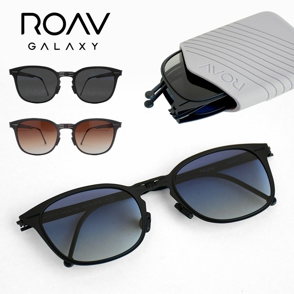 ROAV GALAXY ローブギャラクシー Oscar オスカー 極薄 サングラス 折りたたみ式 偏光レンズ UVカット