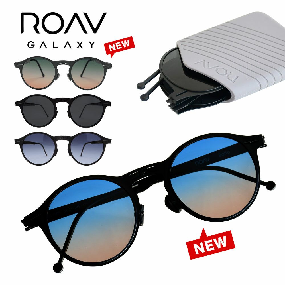ROAV GALAXY ローブギャラクシー Balto バルト 極薄 サングラス 折りたたみ式 偏光レンズ UVカット