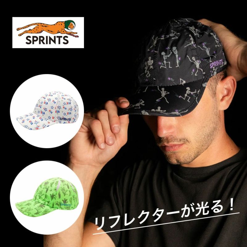 スプリンツ ランニングキャップ 反射機能 SPRINTS O.G.Hats Flash Reflective