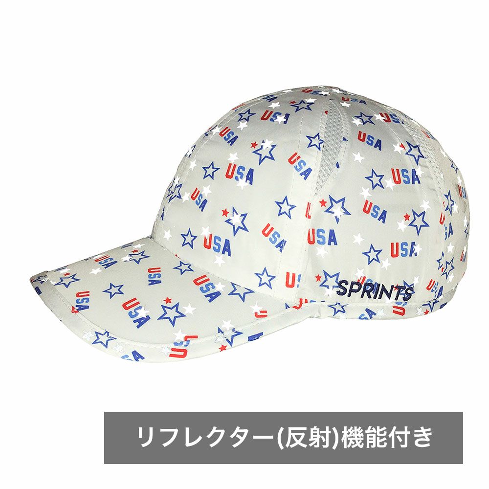 スプリンツ ランニングキャップ 反射機能 SPRINTS O.G.Hats Flash Reflective