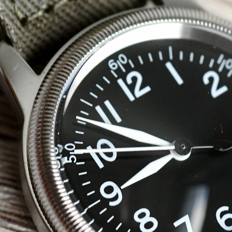 MHL. ミリタリーウォッチ　ブラック MHL. MILITARY WATCH 010BLACK MHL.通販・取扱い rusk（ラスク）