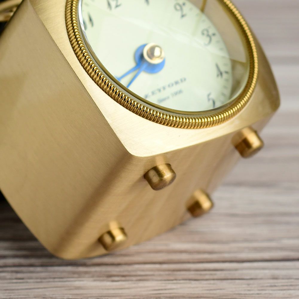 キーフォード グラブテーブルクロック 置き時計 ゴールド KEYFORD Grab