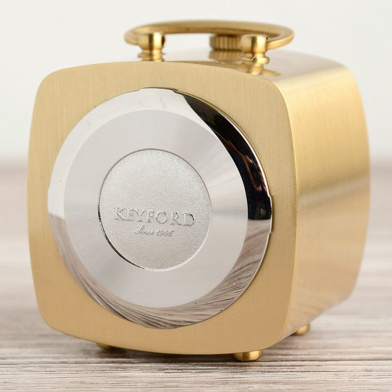 キーフォード グラブテーブルクロック 置き時計 ゴールド KEYFORD Grab