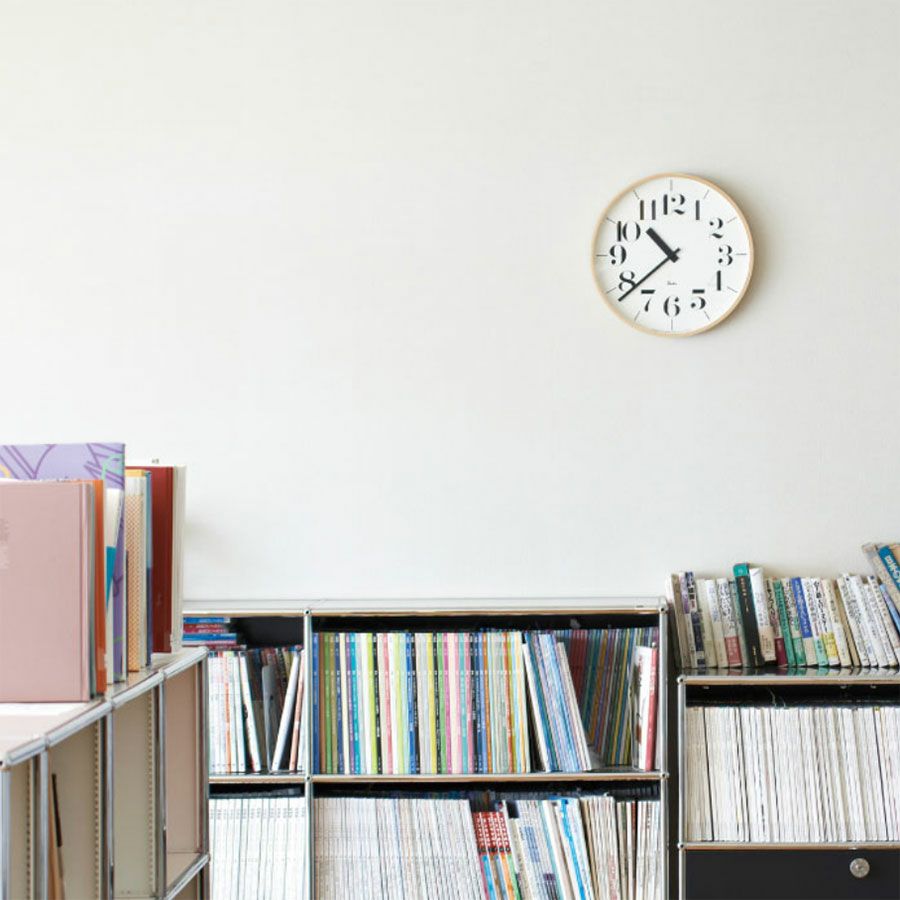 電波時計　掛け時計　レムノス