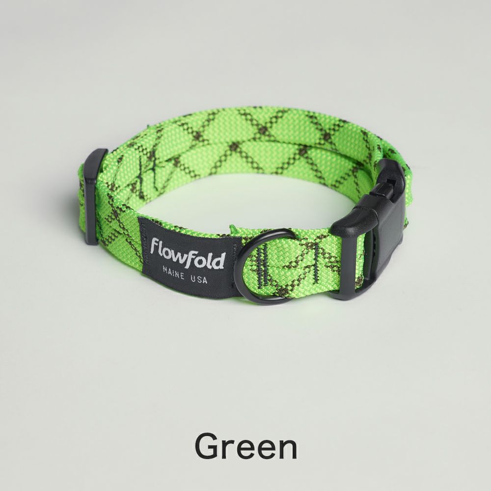 フローフォールド Flowfold 首輪 Mサイズ 中型犬用