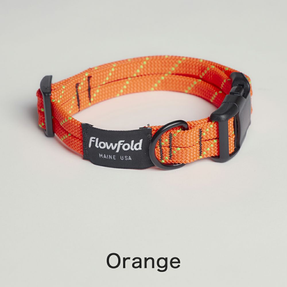 フローフォールド Flowfold 首輪 Mサイズ 中型犬用