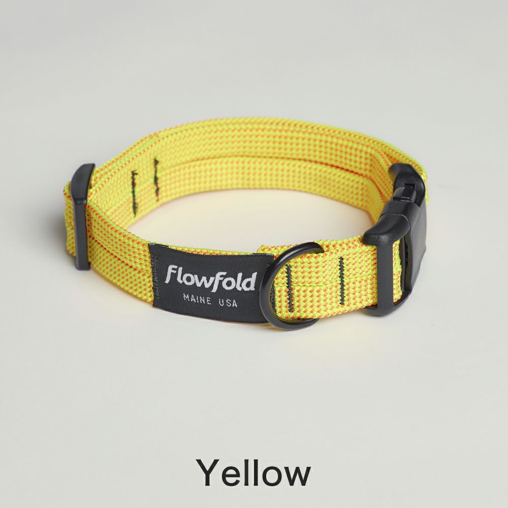 フローフォールド Flowfold 首輪 Mサイズ 中型犬用